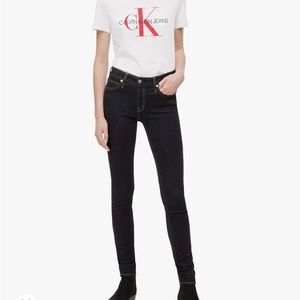 Calvin Klein Jeans Women's Dark Skinny Jeans